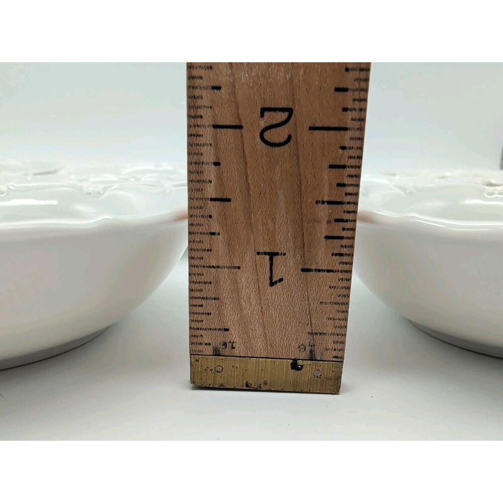 12 Sabina China Berry Dessert Bowls White 5" Bohemia Raised Scallop Rim - Picture 6 of 6